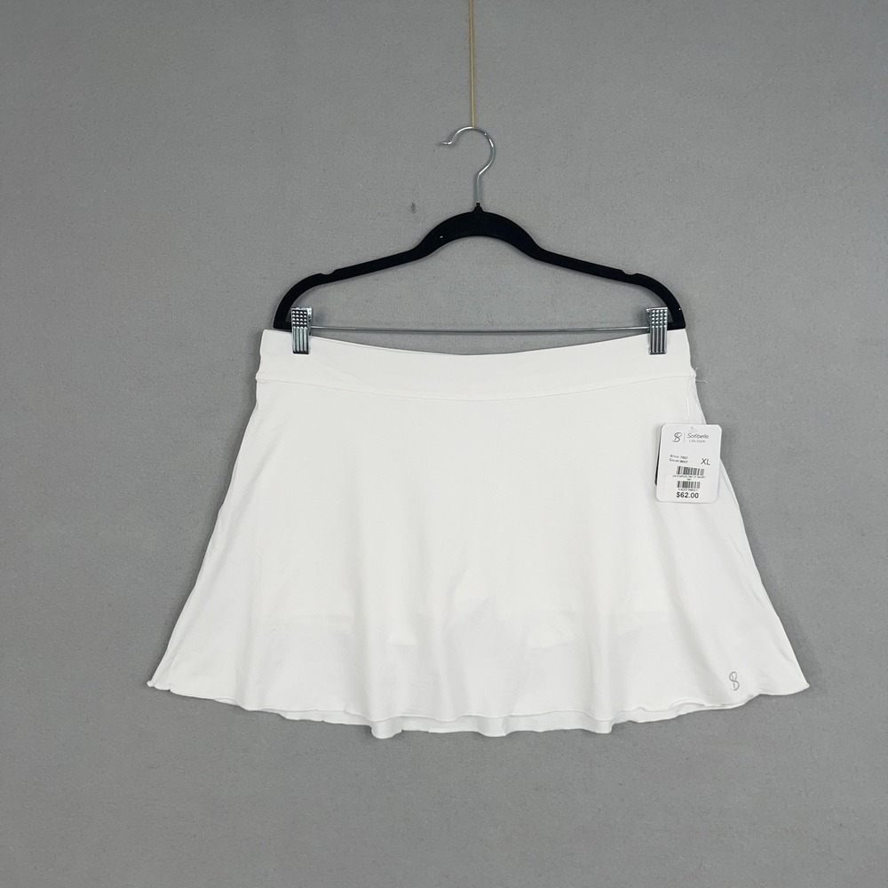 Sofibella Skort Womens XL White Tennis Golf Pickleball UPF 50 Inner Shorts USA